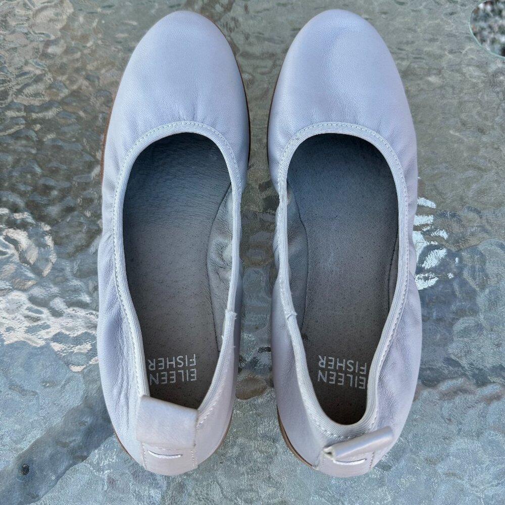 Eileen Fisher Notion Nappa Leather Ballet Flats